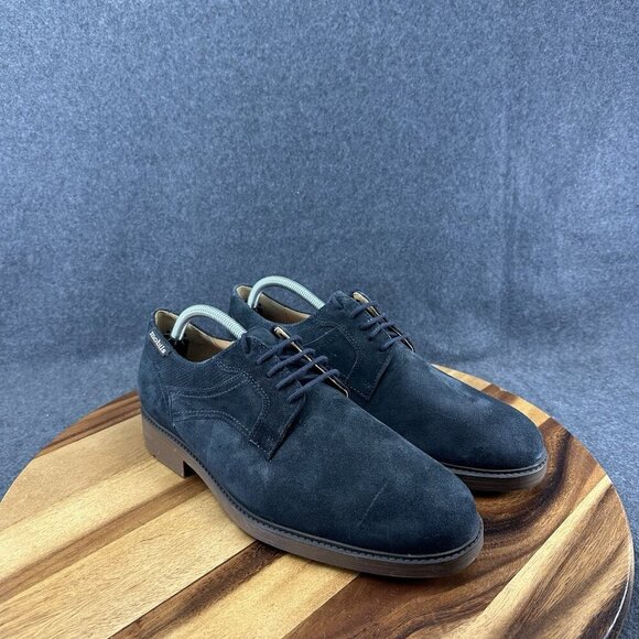 Mephisto Mobils Flavien Suede Derby Oxford Shoes Mens Sz 8.5 Black MSRP $475 main image 6
